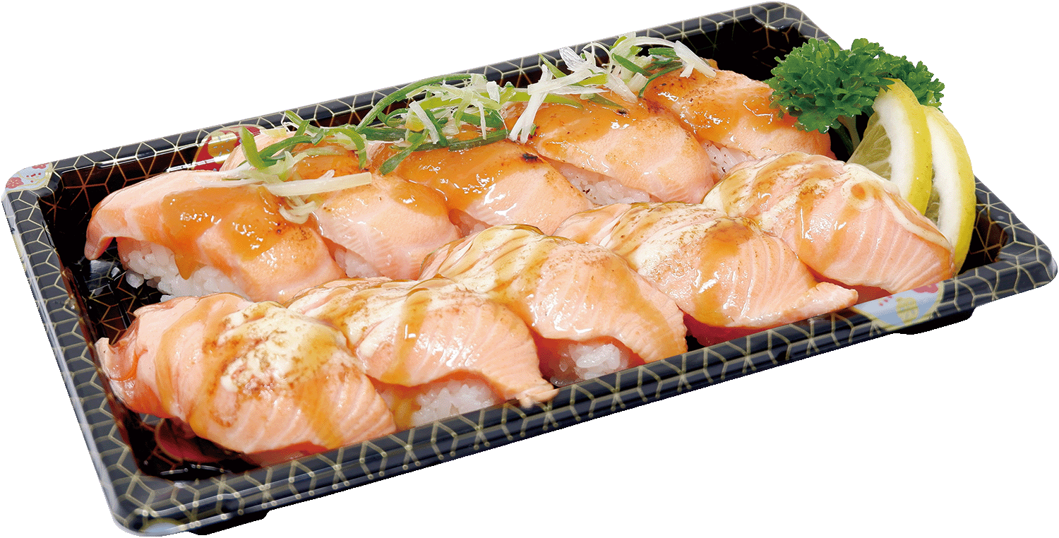 Seared Salmon Nigiri (10P)