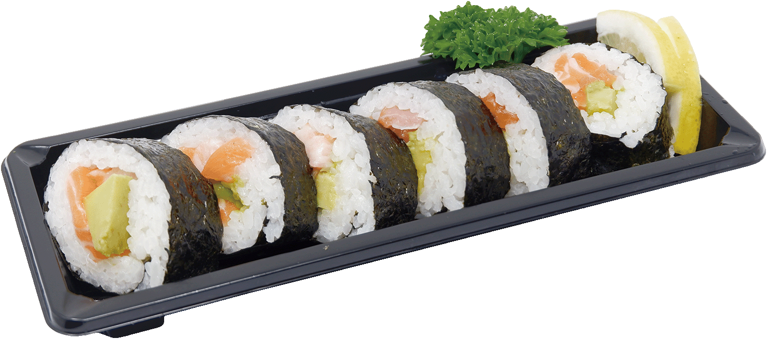 Salmon Avocado Roll (6P)